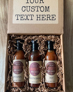 bbq sauce 3 bottle gift set