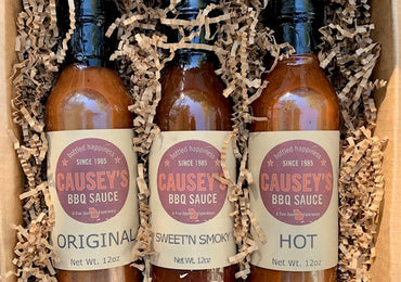 original, hot and sweet'n smoky